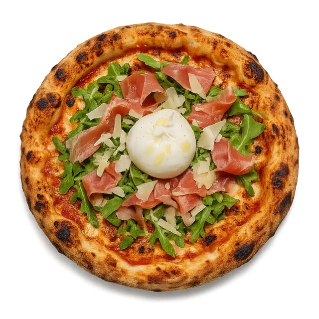 Burrata Pizza.